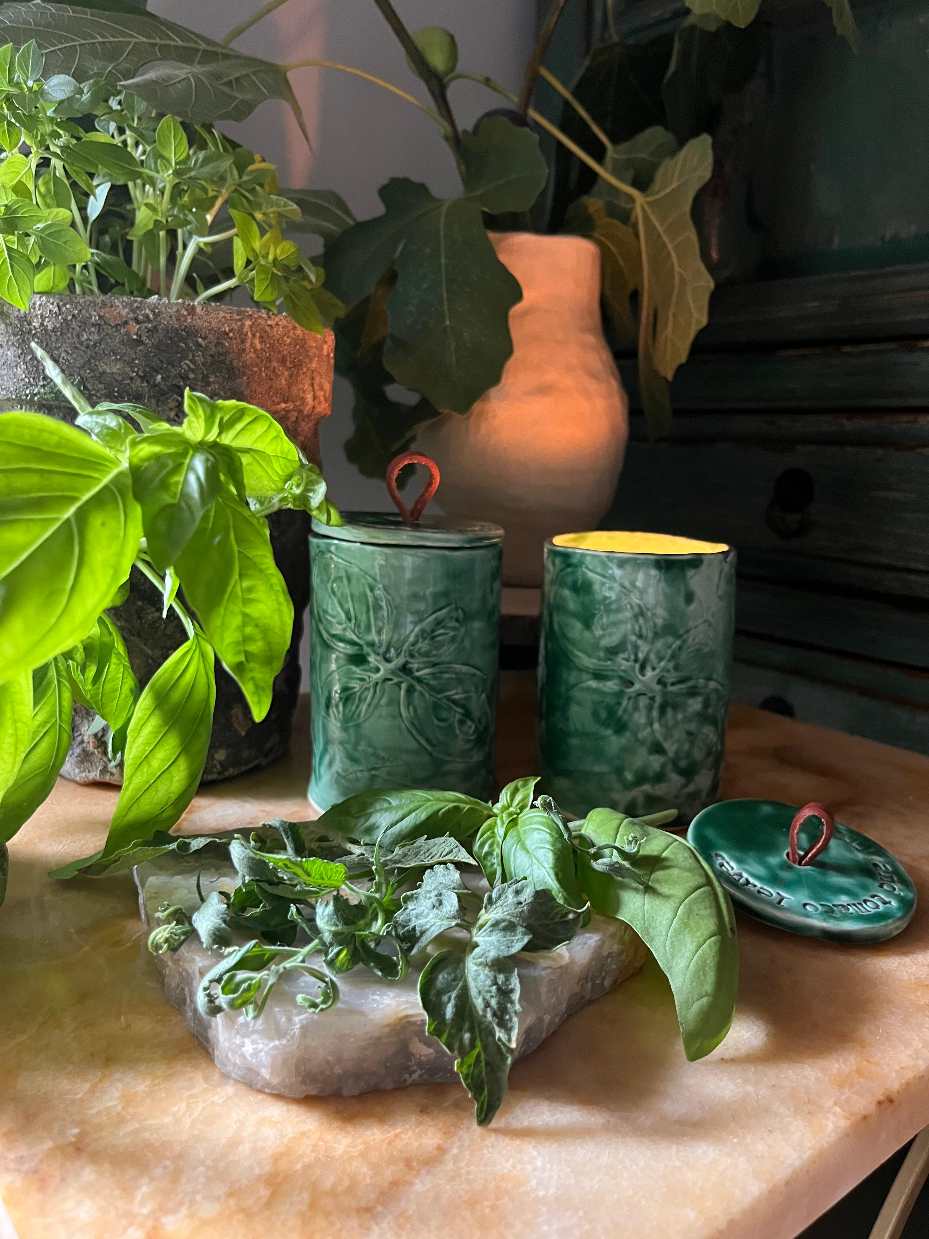 Basil + Tomato Leaves