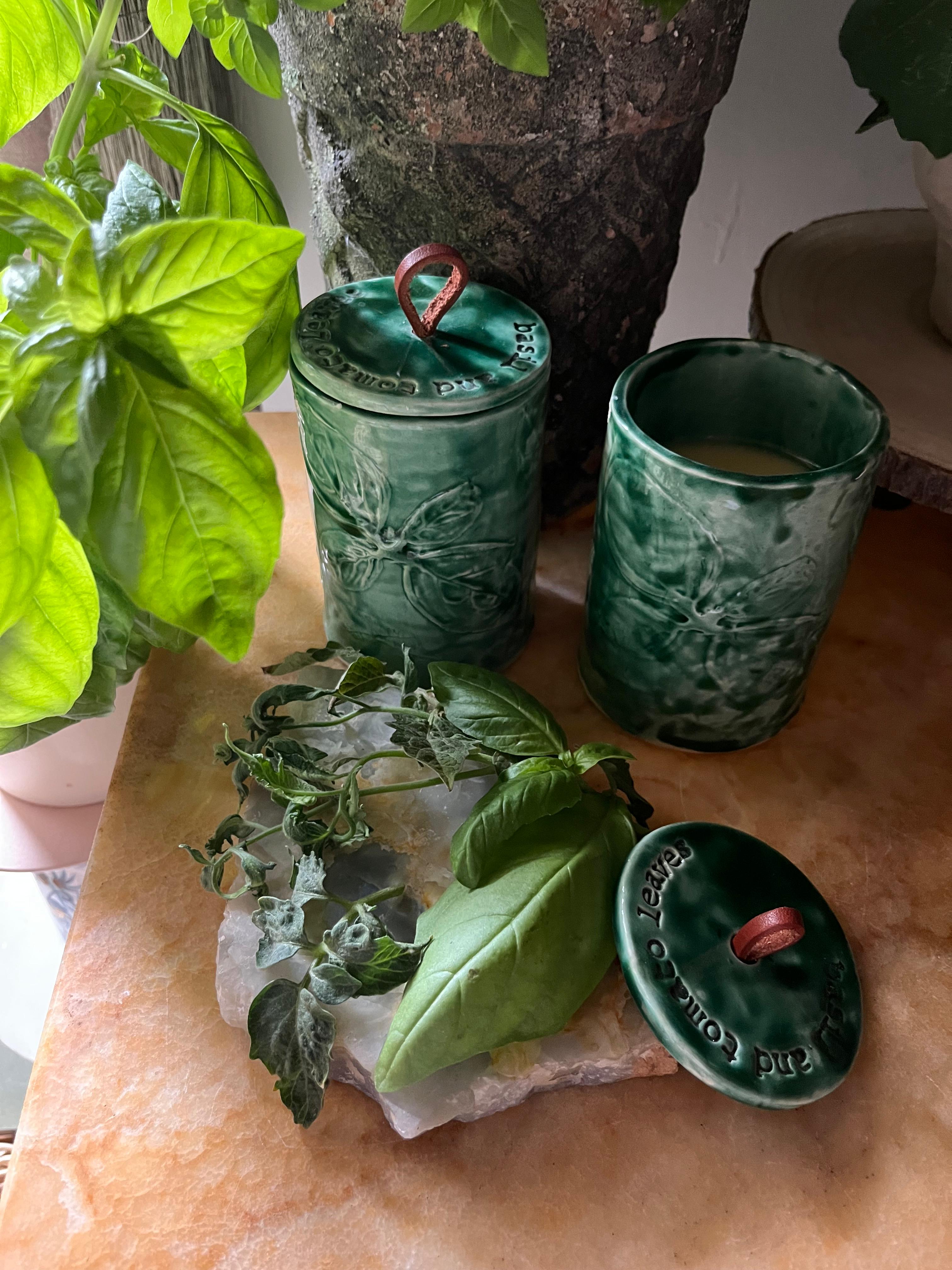 Basil + Tomato Leaves